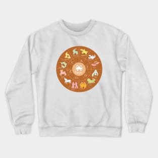 Cancer, 2, Zodiac, Astrology, Horoscope, Stars, Sun-and-moon, Birthday, Valentines-day, Holidays, Crewneck Sweatshirt